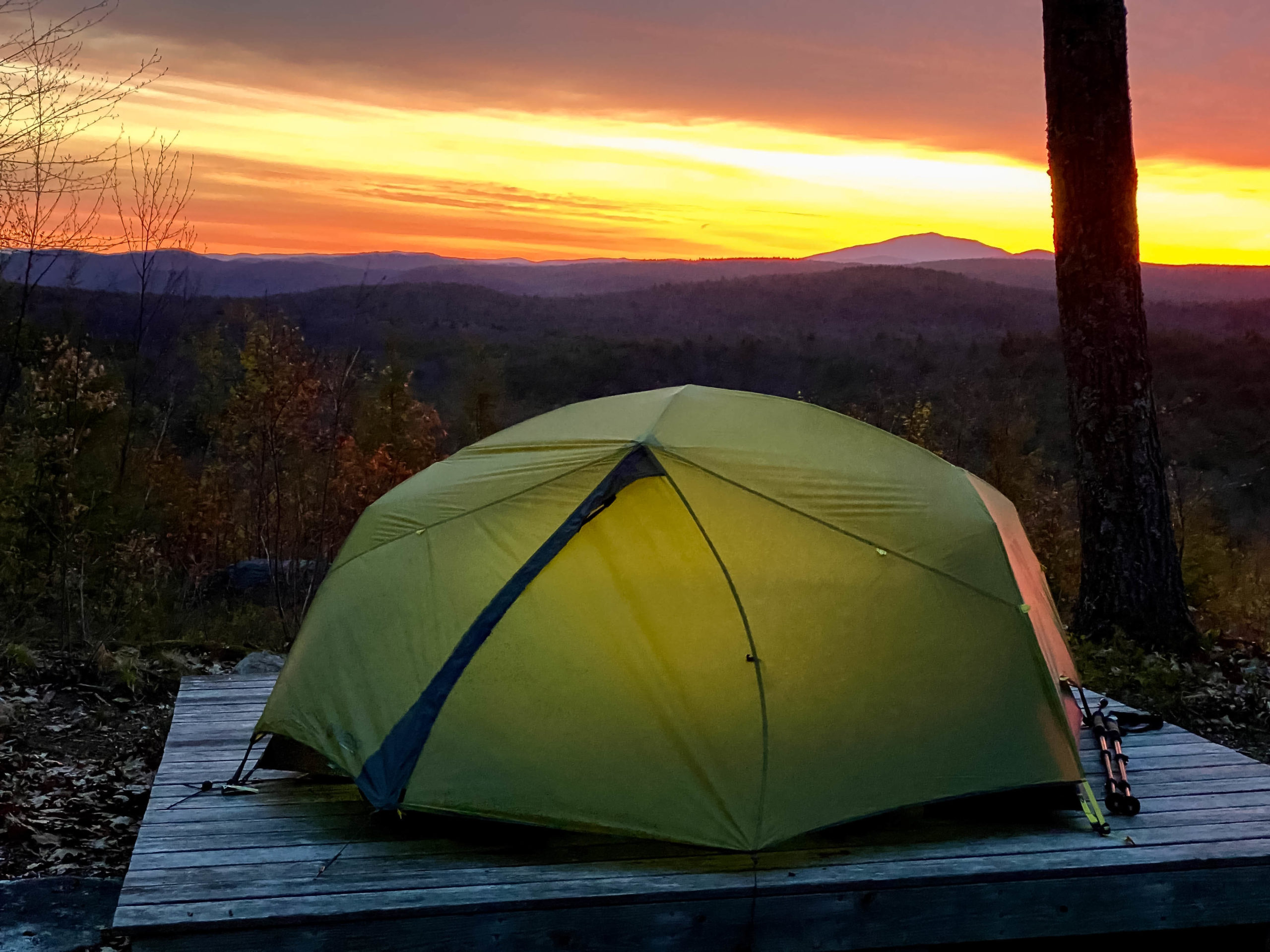 Trip report: A night at the New England Trail’s Richardson Overlook